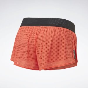 Reebok United by Fitness MyoKnit Kurze Hose Damen - Orange/Rot - DE 098-OEM